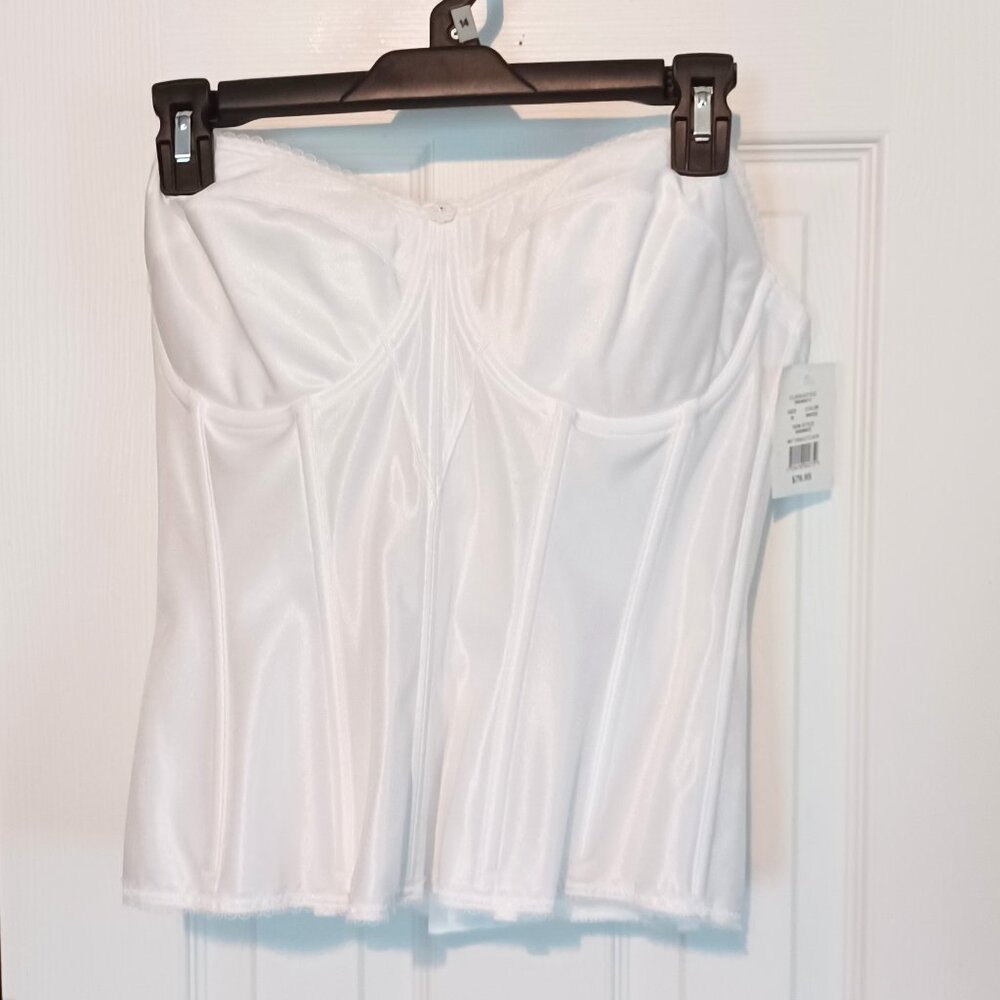 David's Bridal White Boned Bra for Strapless Gowns Size 38